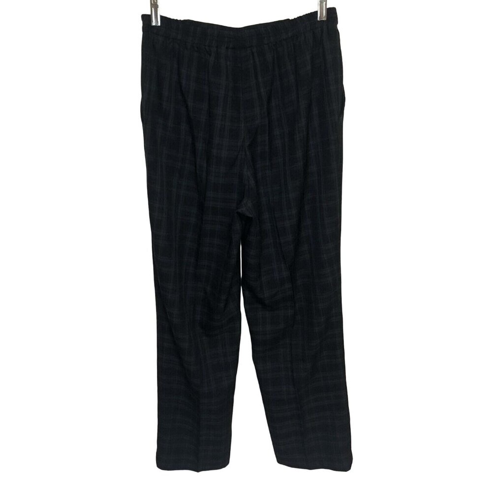 Koret Women’s Size 8 Plaid Pull On Elastic Waist Pants Straight Leg - Picture 2 of 8